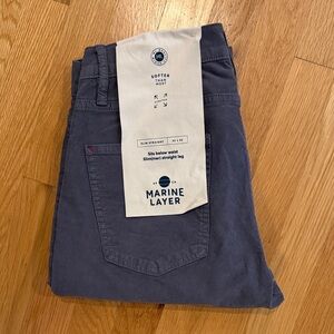 Marine Layer Corduroy Pants in Charcoal